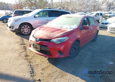 2015 Toyota Corolla Le из США, поврежденный, VIN 2T1BURHE1FC438249